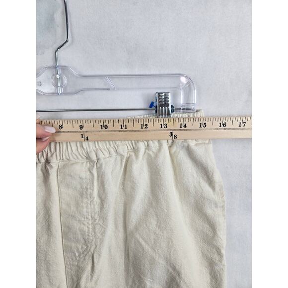 Hemp Cotton On Unisex Size Large Natural Pull On Shorts Pockets Mock Fly  #753 - Picture 4 of 9